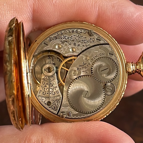 🎉HP🎉 1904 Elgin - 14k Gold Pocket Watch - Picture 15 of 17